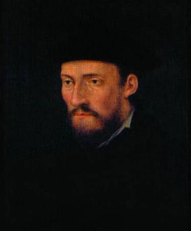 Francois Clouet Portrait of a man oil painting image